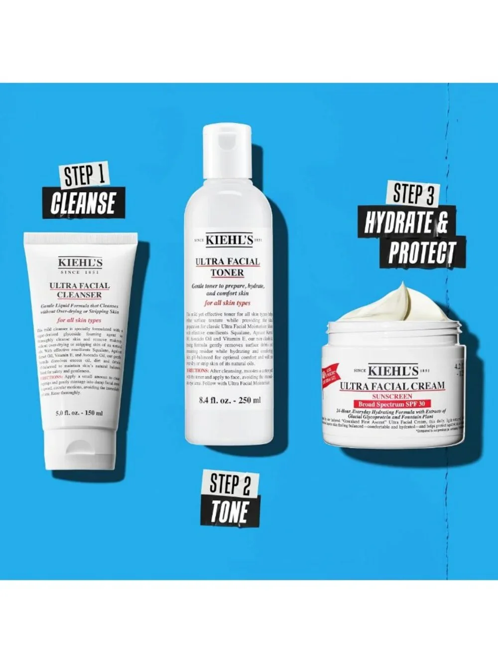 Lightweight Daily Face Moisturizer with SPF 30, 24-Hour Hydration, Non-Greasy